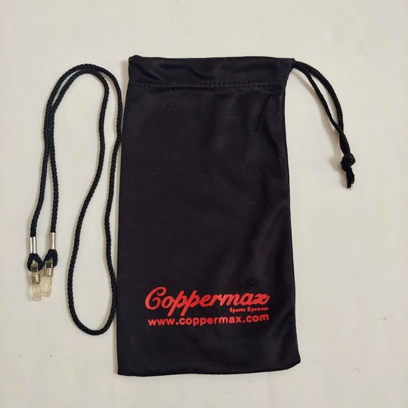 (NWT) Vintage 90's Plastic Oval Sport Wrap Sunglasses (S.Black) - Picture 4 of 4